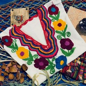 Bohemian mexican blouse